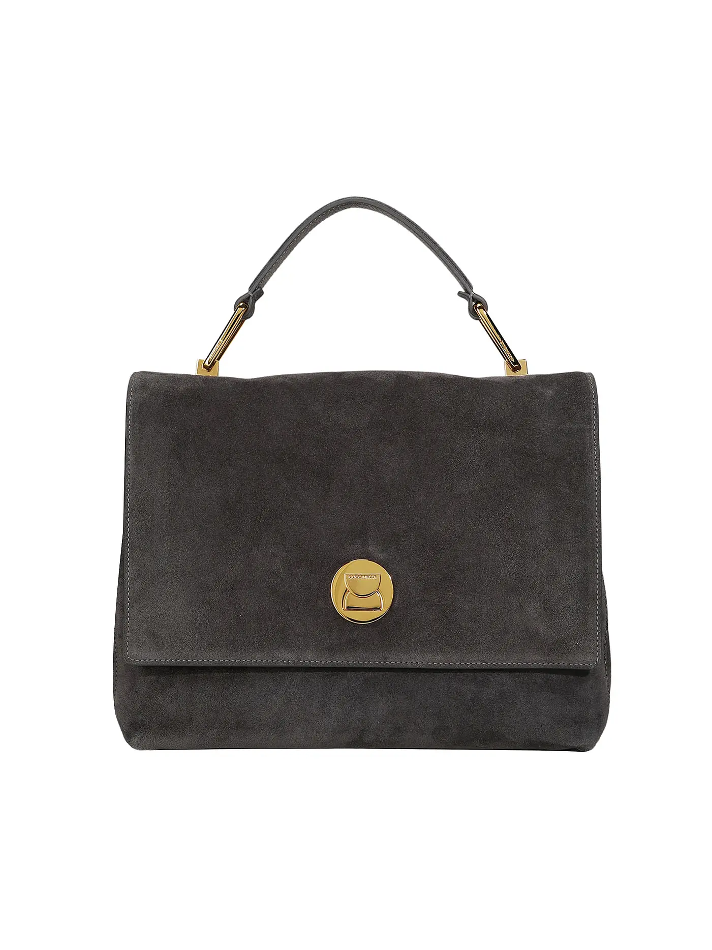 COCCINELLE | Ledertasche - Henkeltasche LIYA  SUEDE | grau